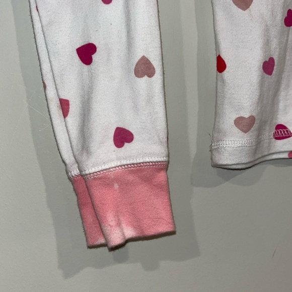 MINI BODEN Girls 12 Pajama Set Heart Print Cotton Long Sleeve Pants READ - Picture 6 of 9